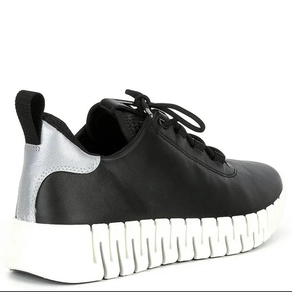 ECCO Gruuv Retro Leather Sneakers - Picture 6 of 10